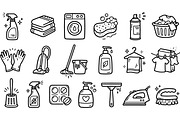 Household Cleaning Tools Set, an Illustration by designvectx (Thumbnail 2 of 3)