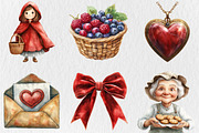 Little Red Riding Hood Clipart, an Illustration by Rose Art (Thumbnail 4 of 5)