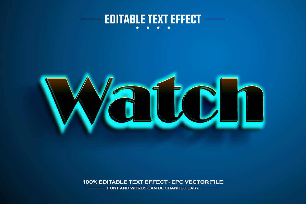 Watch 3D editable text effect, a Layer Style Add-On by nicemorning