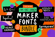 Maker Fonts Launch BUNDLE! 60% OFF!, a Handwritten Font by Maker Fonts (Thumbnail 1 of 8)
