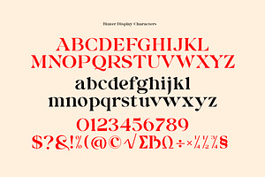 Binter Display Classy Serif