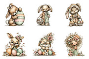 Whimsical easter clipart - Spring, an Illustration by SinaCreation (Thumbnail 3 of 11)