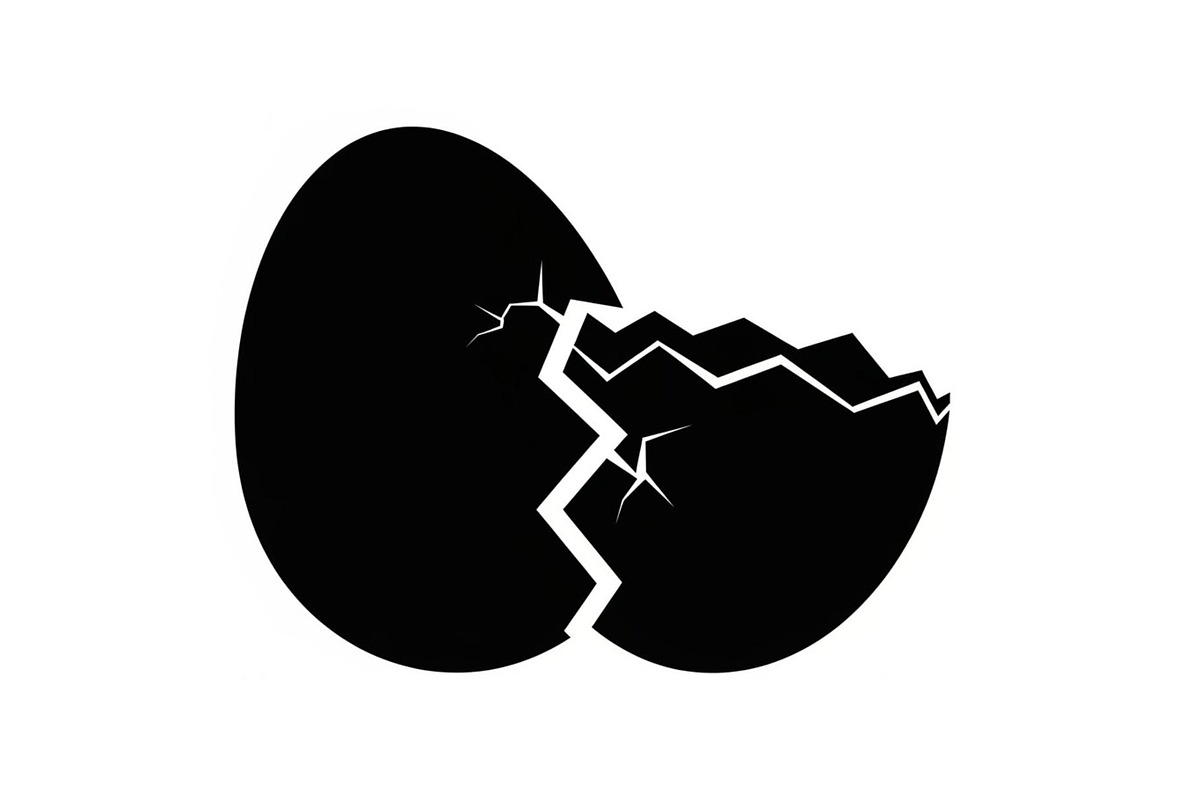50 Cracked Egg Shell Silhouette, an Illustration by musafir_fashion (Photo 37 of 55)