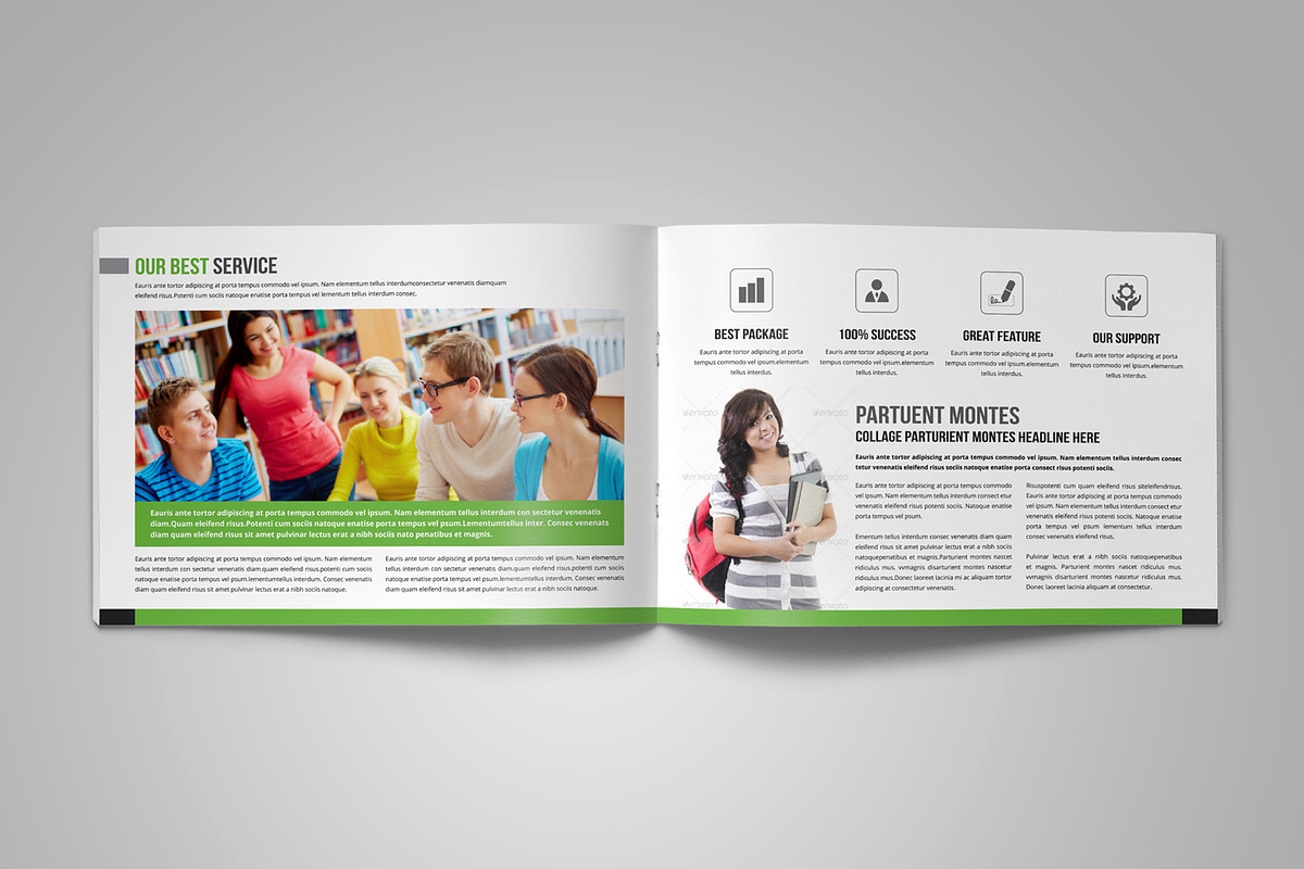 Education Brochure Template V2, a Brochure Template by JanySultana (Photo 3 of 14)
