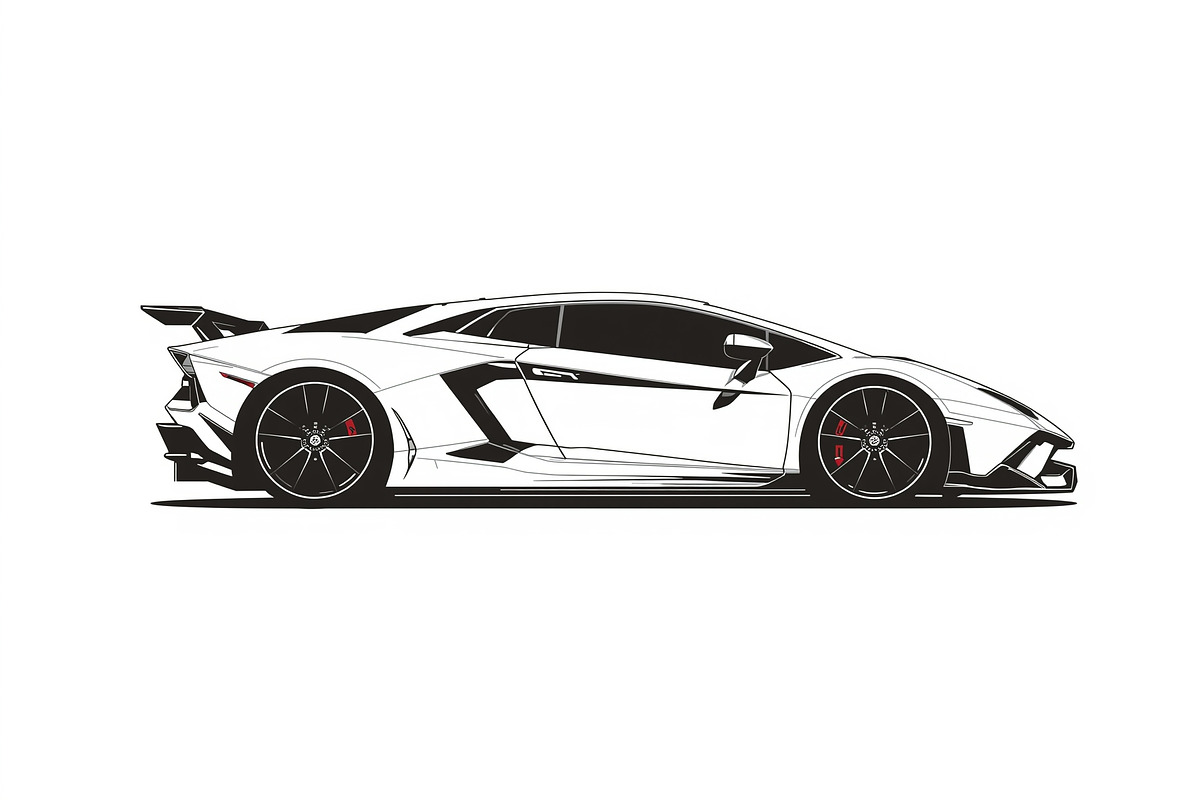 Racing Car Silhouette Bundle, an Illustration by Gfx_Store (Photo 6 of 9)