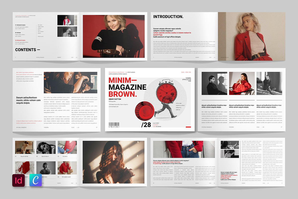 Fashion Magazine Template | Canva, a Magazine Template by ElvinPrint (Photo 1 of 15)