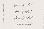 printed moments//modern casual font, a Script Font by PeachCreme (Thumbnail 18 of 20)