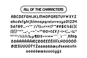 CS Nestor Rippled, a Sans Serif Font by Craft Supply Co. (Thumbnail 8 of 8)