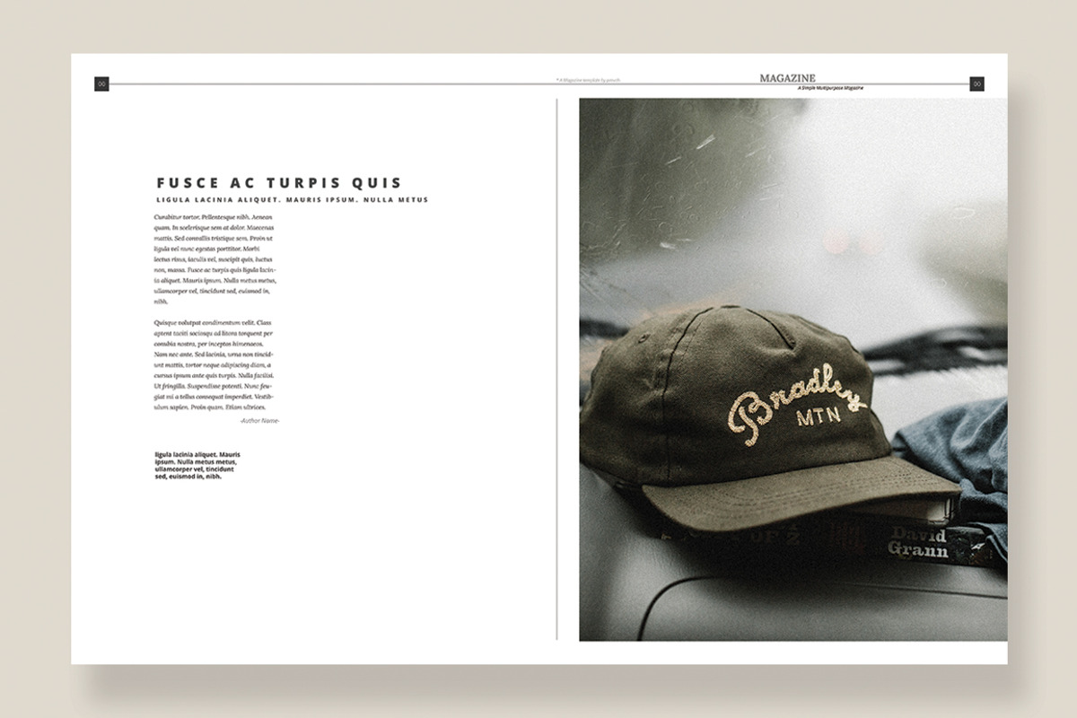 Magazine Template 11, a Magazine Template by pmvch (Photo 9 of 12)
