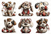 Whimsical Easter Dog Clipart, an Illustration by Black Bird Studio (Thumbnail 5 of 6)