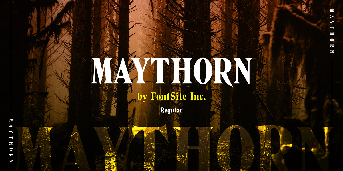 Maythorn, a Serif Font by FontSite Inc.