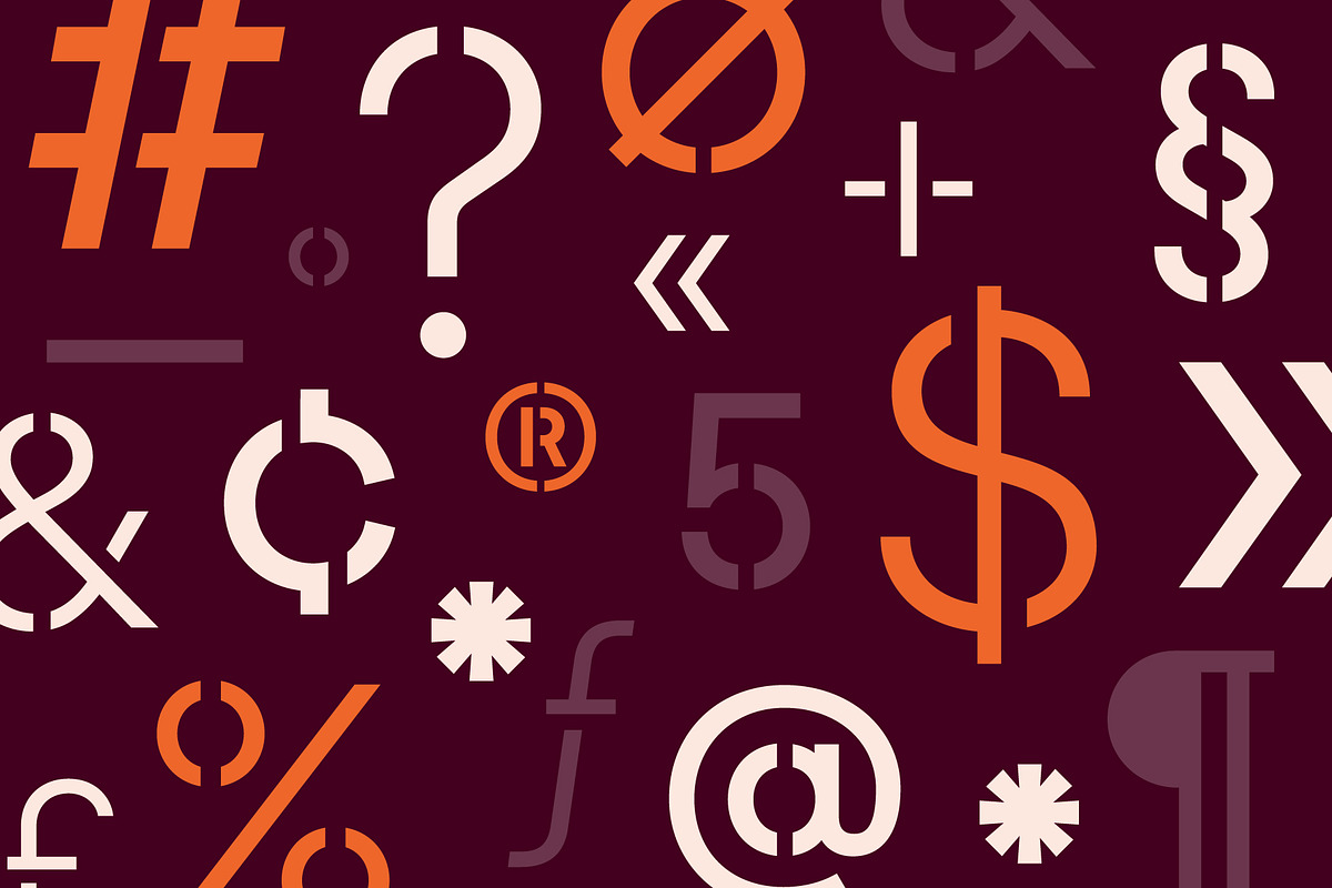 Sukima Stencil Display Font preview 6