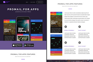 Promail-Apps, E-mail Template PSD