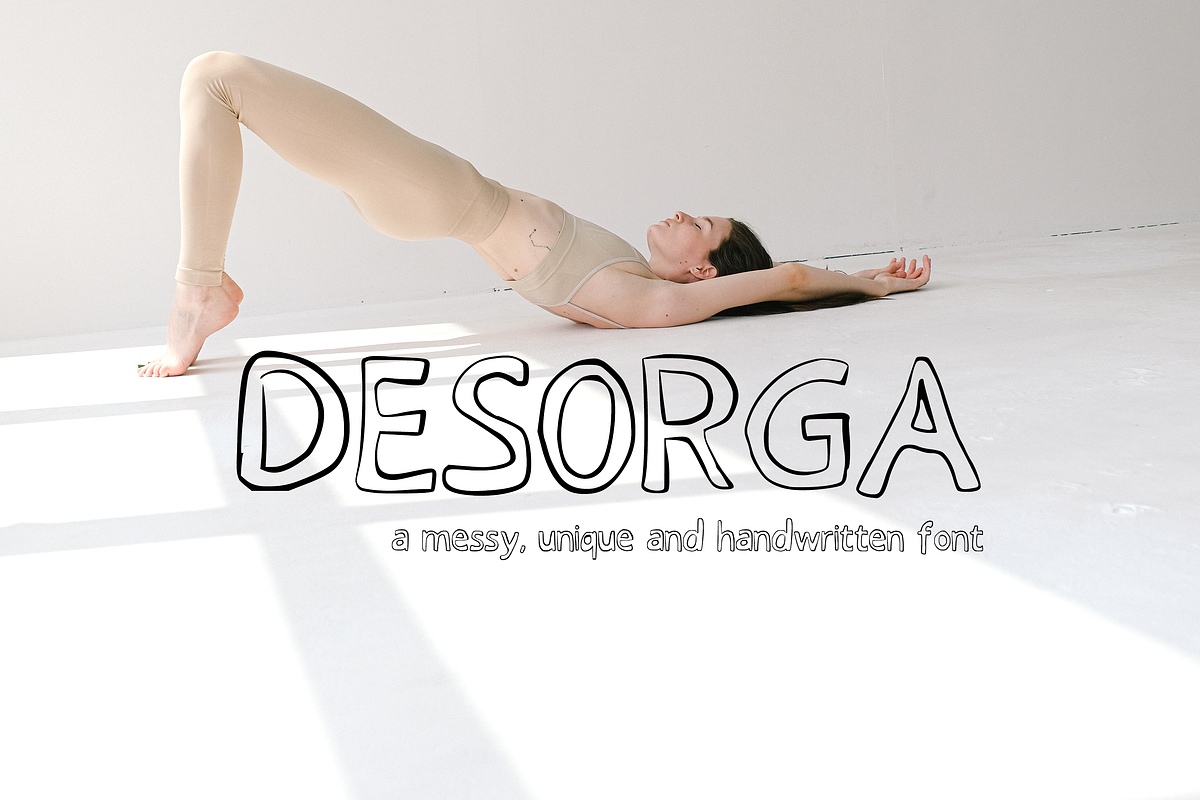 Desorga Font: Embrace the Chaos, a Handwritten Font by wodnerwoman (Photo 1 of 13)
