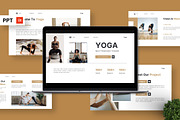 Yoga - Sport Powerpoint, a Presentation Template by Deepslide Studio (Thumbnail 1 of 4)