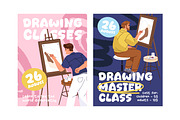 Artists drawing at art classes, an Education Illustration by PaperTrident (Thumbnail 8 of 8)