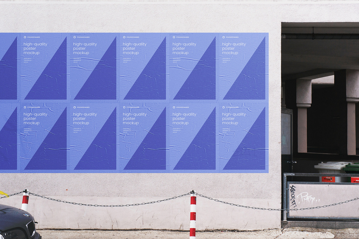 Urban Poster Mockup Template Bundle, an Advertising Mockup by FoundImages (Photo 23 of 52)