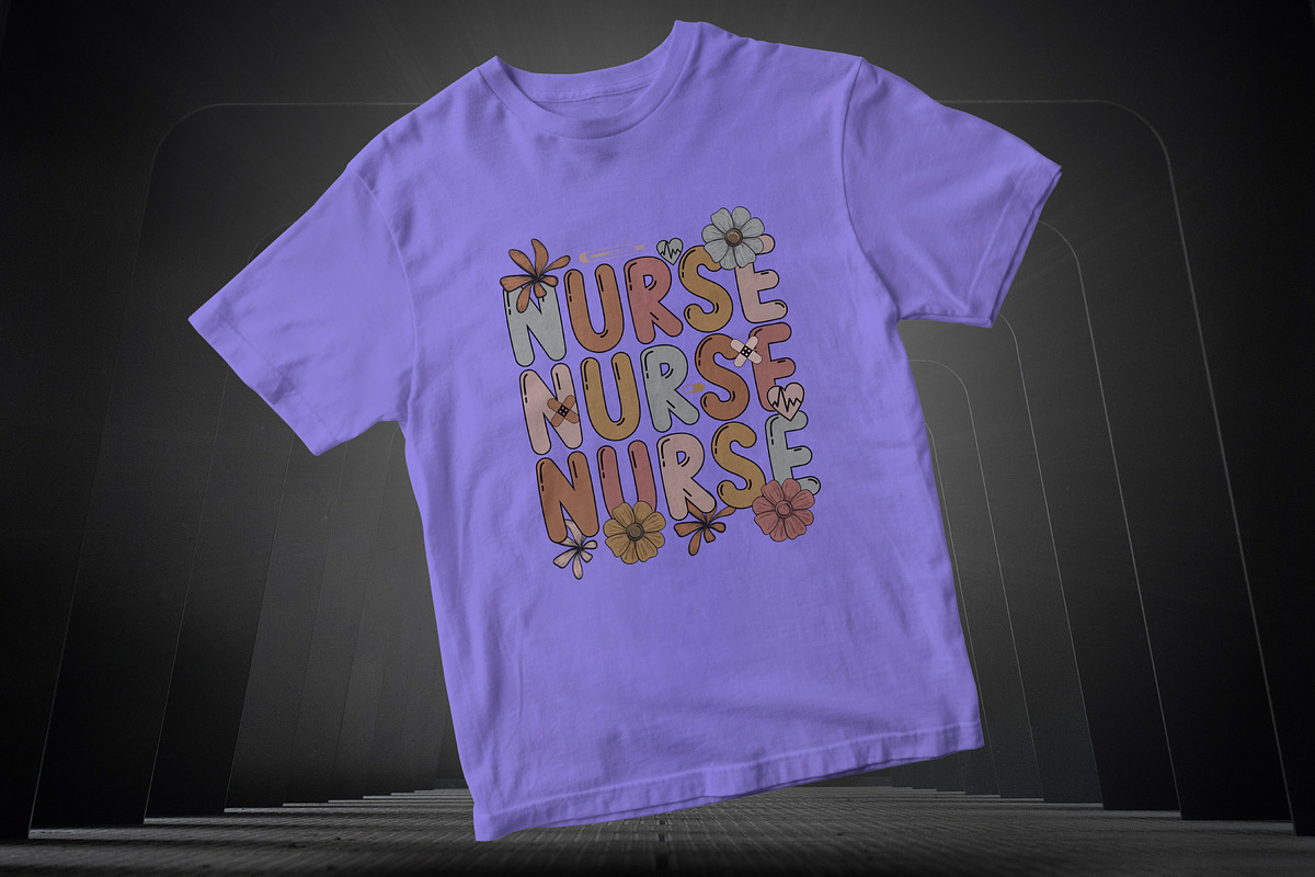Nurse Typography Shirt PNG, a Graphic by Vector Portal (Photo 5 of 5)