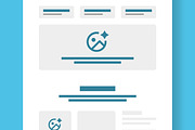 Wireframe Website Structure Design, a Wireframe Template by MightyDesign (Thumbnail 3 of 10)