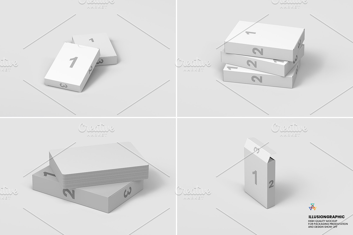 Playing Cards Mockup v.8 - 8 views, an Advertising Mockup by Illusiongraphic (Photo 22 of 22)