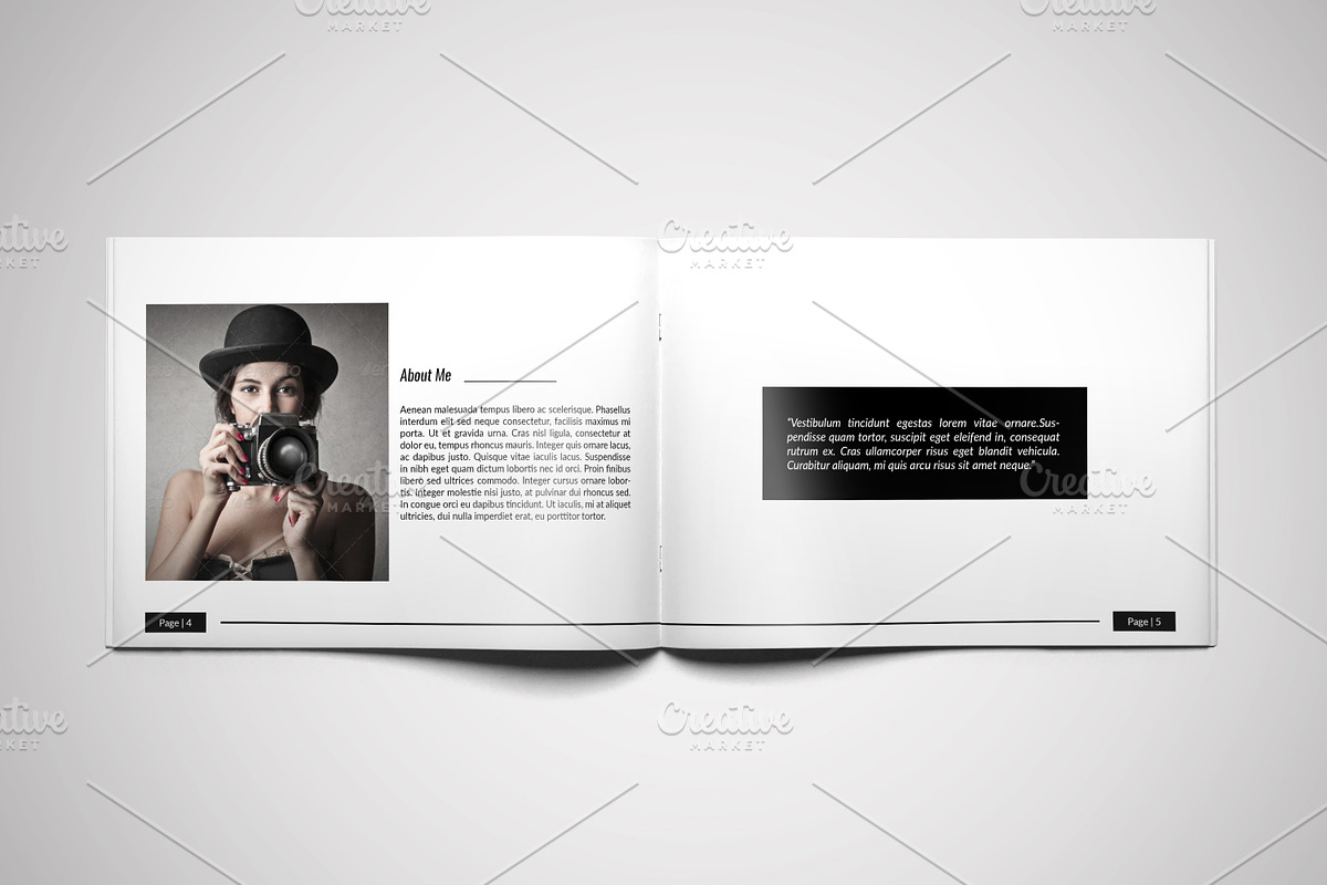 Photographer Portfolio Brochure-V493, a Brochure Template by Template Shop (Photo 2 of 13)