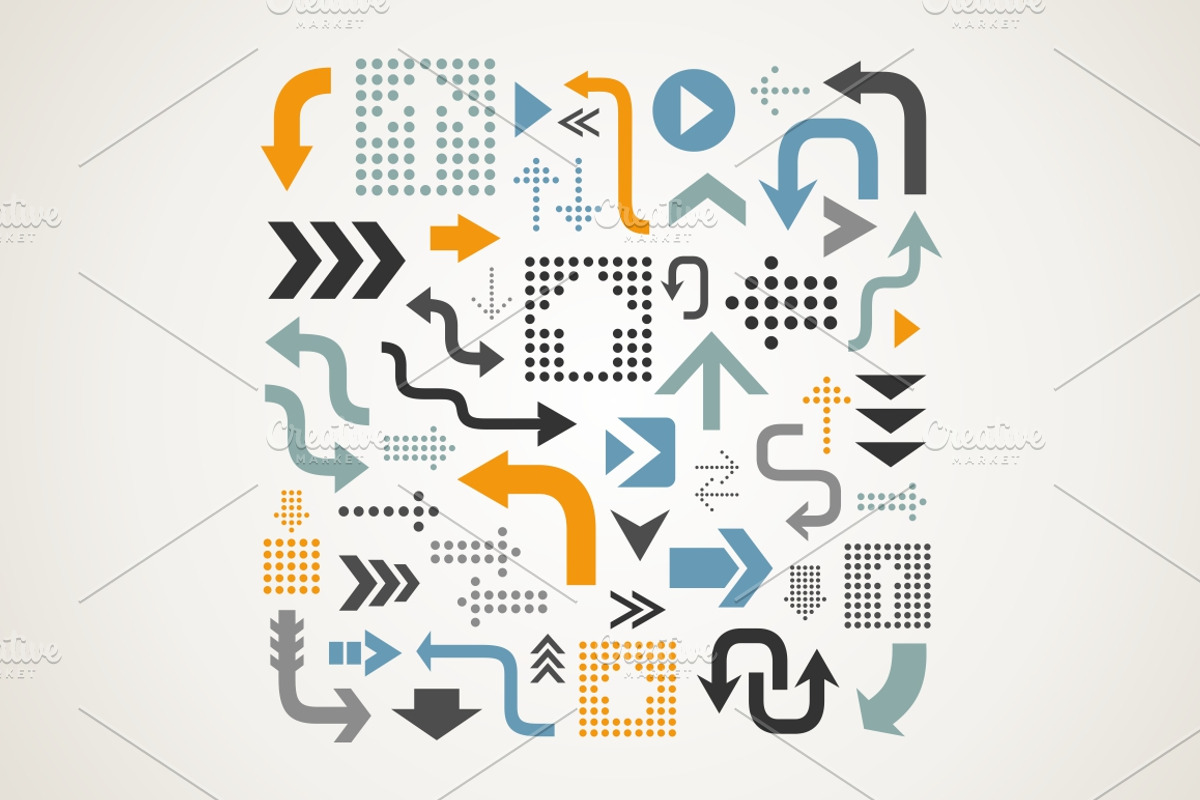 Arrow collection, a Technology Illustration by Vector