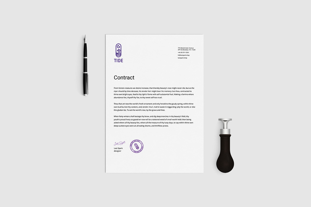 Tide Logo, a Branding & Logo Template by Last Spark (Photo 5 of 6)