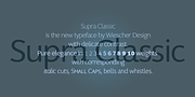 Supra Classic, a Sans Serif Font by Wiescher-Design (Thumbnail 4 of 9)
