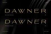 Dawner - Luxury Wide Thin Sans Serif, a Sans Serif Font by Typia Nesia (Thumbnail 2 of 12)