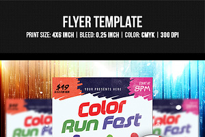 Color Run Fest Flyer