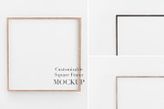 Mockup Frame Customizable 1x1 Ratio, a Background Graphic by HALFTOUNE (Thumbnail 1 of 8)