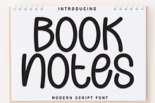 Book Notes | Script Font