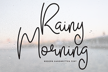 Rainy Morning | Script Font