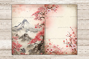 Sakura Junk Journal Pages, a Seasonal Illustration by GlamArtZhanna (Thumbnail 4 of 10)