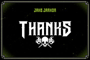 HERMANDAD, a Font by jakejarkor (Thumbnail 6 of 6)