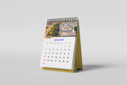 Desk Calendar Mockup, a Merchandise Mockup by AndikaGraphic (Thumbnail 3 of 6)