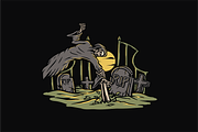 Graveyard Reaper, an Illustration by nomlimo.com (Thumbnail 1 of 3)