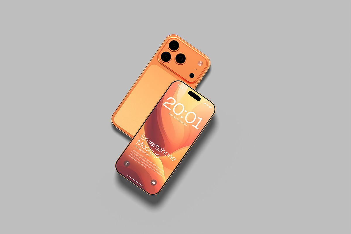 iPhone 17 Pro Max Mockup, an iPhone Mockup by mahremdesign (Photo 3 of 6)