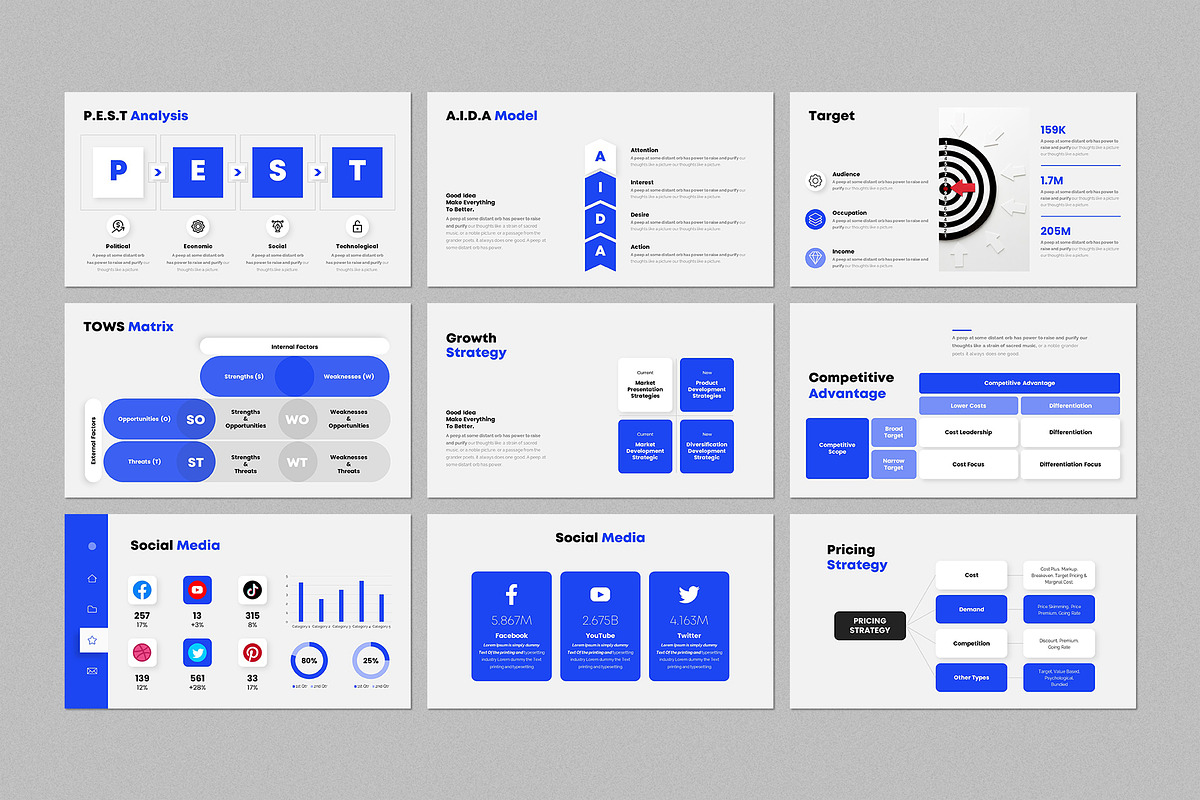Business Presentation Template, a Presentation Template by CreativeSlides (Photo 6 of 14)