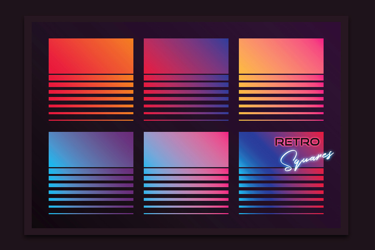 1980s Synthwave Toolkit, an Illustration by Polar Vectors (Photo 7 of 18)
