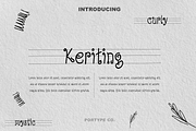 Keriting Font, a Handwritten Font by portype (Thumbnail 1 of 5)