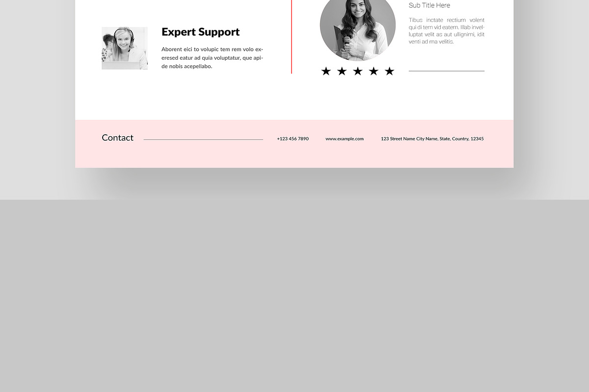 Agency Landing Page, an UI Kit Template by CreativeShaper (Photo 6 of 6)