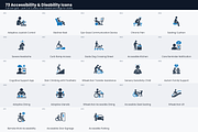 Accessibility & Disability Icons, a Solid Icon by Symbolic Language (Thumbnail 4 of 5)