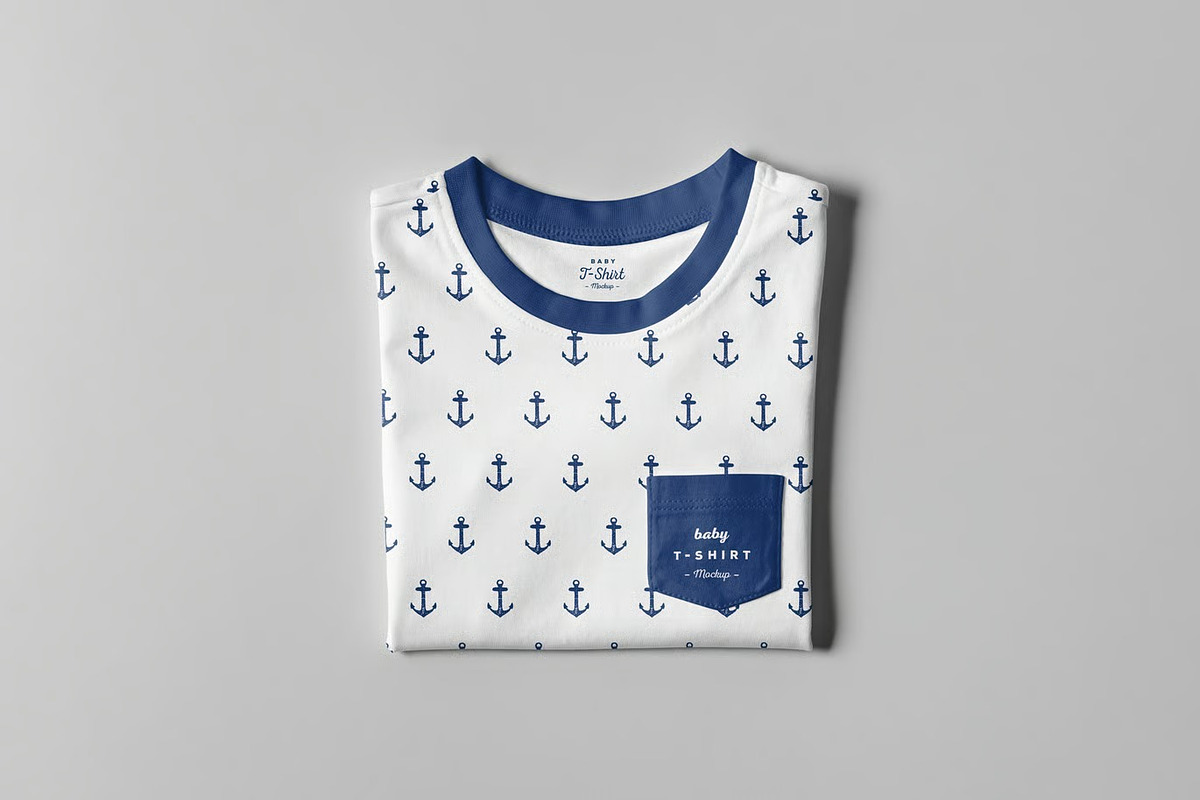 Baby T-Shirt Mock-up, a Shirt Mockup by zippypixelstudio (Photo 5 of 9)