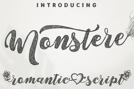 Monstere Script | Sketch Style