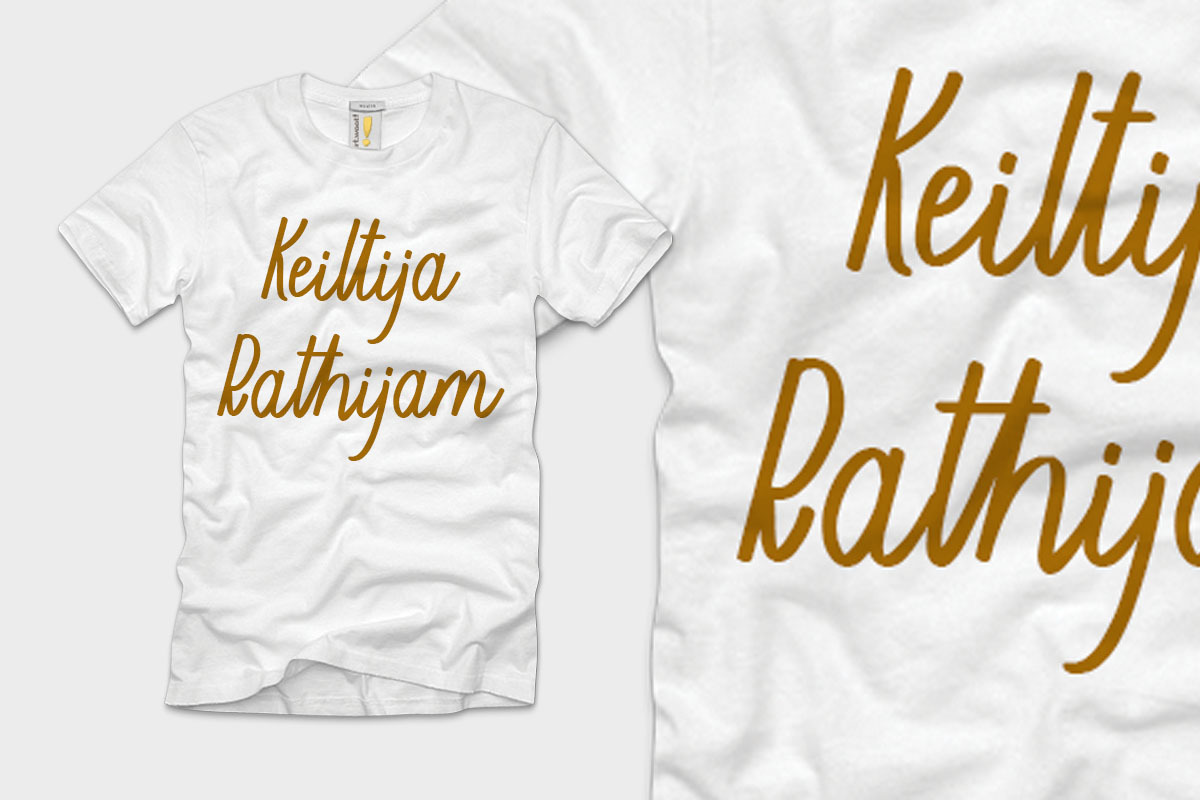Keiltija Rathijam Handwriting, a Script Font by BringTypeStudio (Photo 4 of 8)