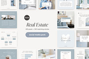 Real Estate Instagram Post Templates, a Social Media Template by LiliesandBerries (Thumbnail 2 of 23)