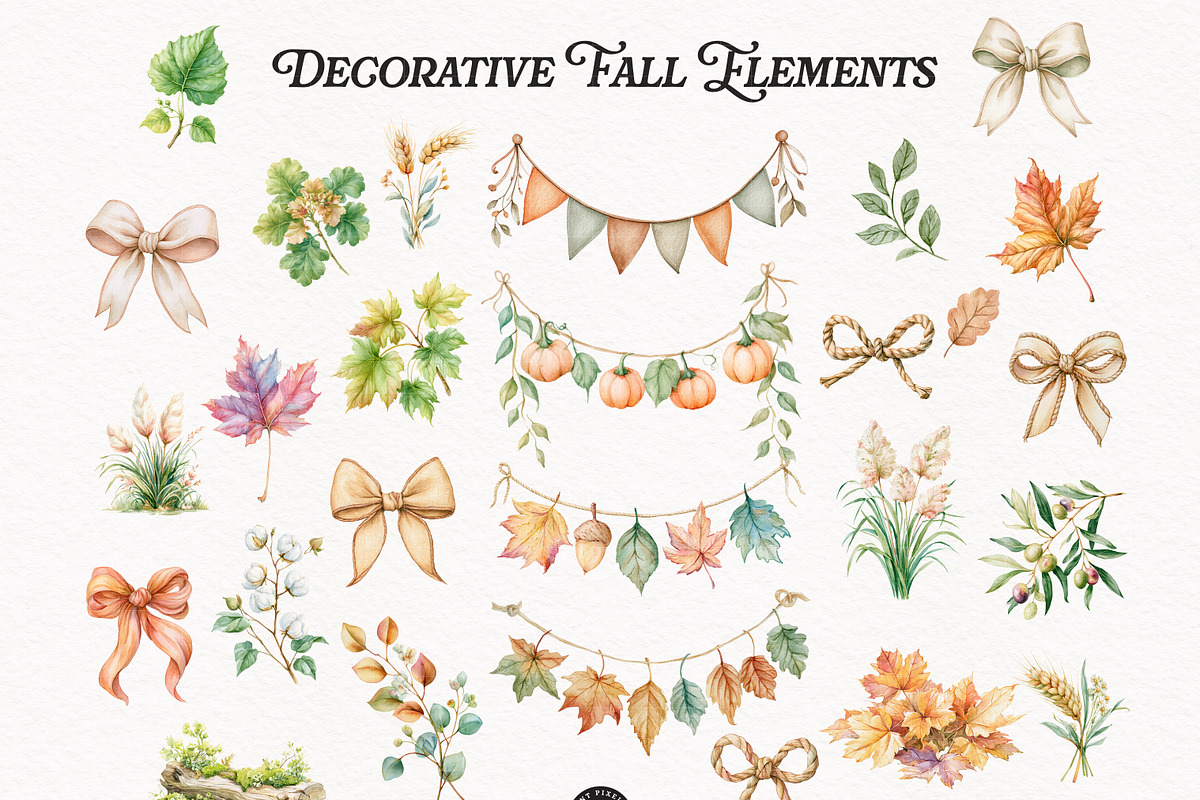 Fall Nursery Atelier Clipart Bundle, an Animal Illustration by PaintPixelCo (Photo 3 of 16)