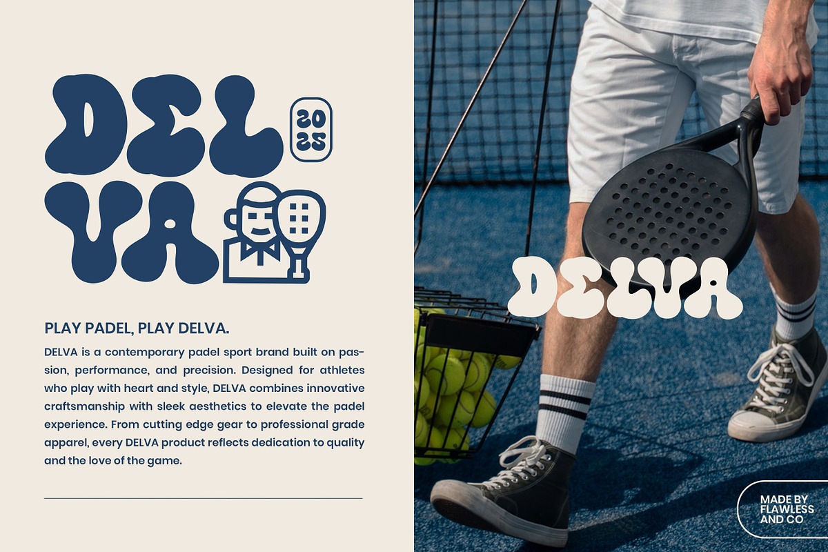 Delva - Display Typeface Font, a Font by Flawless And Co (Photo 2 of 10)