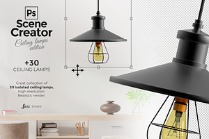 30 PSD scene creator ceiling lamps